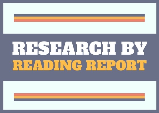 Research by reading report image